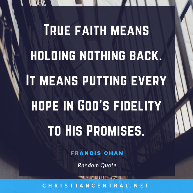 Francis Chan - True faith means holding nothing back