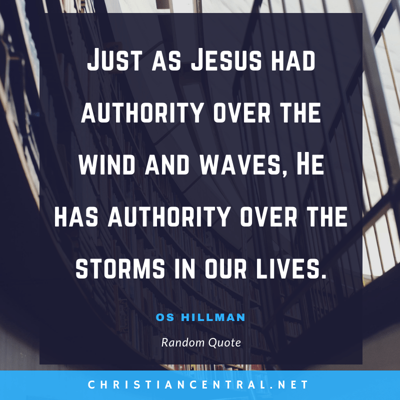 Os Hillman - Just as Jesus had authority over the wind and waves